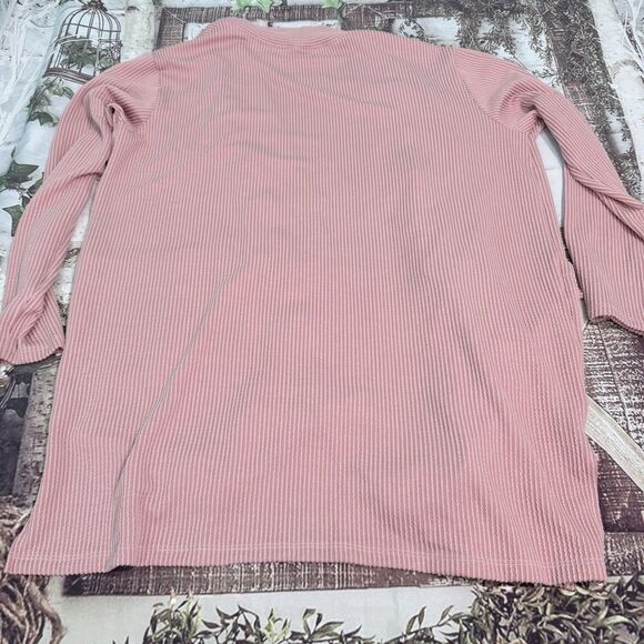 Blakele Open Front Cardigan Chill Comfy Pink open front Thumb holes OS - Picture 2 of 13